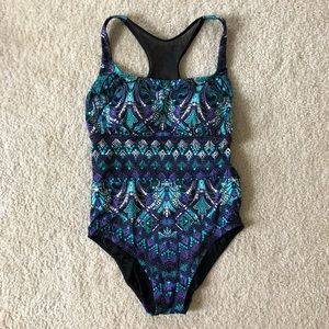Swim - Multi-Colored One Piece Bathing Suit Swim - Multi-Colored One Piece Bathing Suit